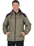 Куртка "Спринтер" мужская, оливковая с черным (Ч3) тк. Дюспо 