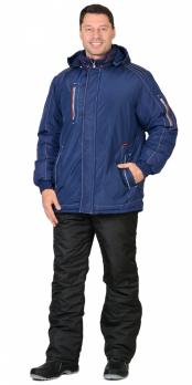 Куртка "Алекс": зимняя, мужская, цв. темно-синий (Ч3) тк. Таслан 