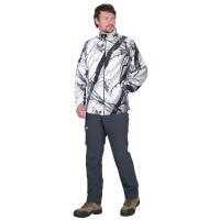 Куртка флисовая КМФ Зимний лес (переработка)