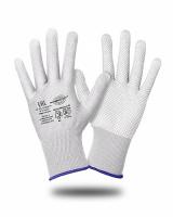 Перчатки Safeprotect НейпМикро-Б (нейлон+ПВХ-микроточка, белый) (х12х300)