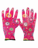 Перчатки Safeprotect САДОВЫЕ (нейлон+прозр.нитрил, розовый) (х12х120)