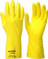 Перчатки Safeprotect ЭКОХОУМ (латекс, хлопк.слой, толщ.0,40мм, дл.300мм) (х12х144)