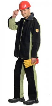 Костюм сварщика: куртка, брюки брезентовый со спилком (2,7 кв.м) тип Б 