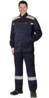 Костюм "Практик" куртка, брюки, синий с черным СОП-50 мм